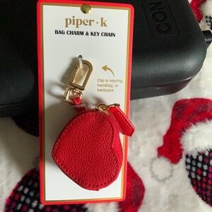 Piper Red Heart Key Holder